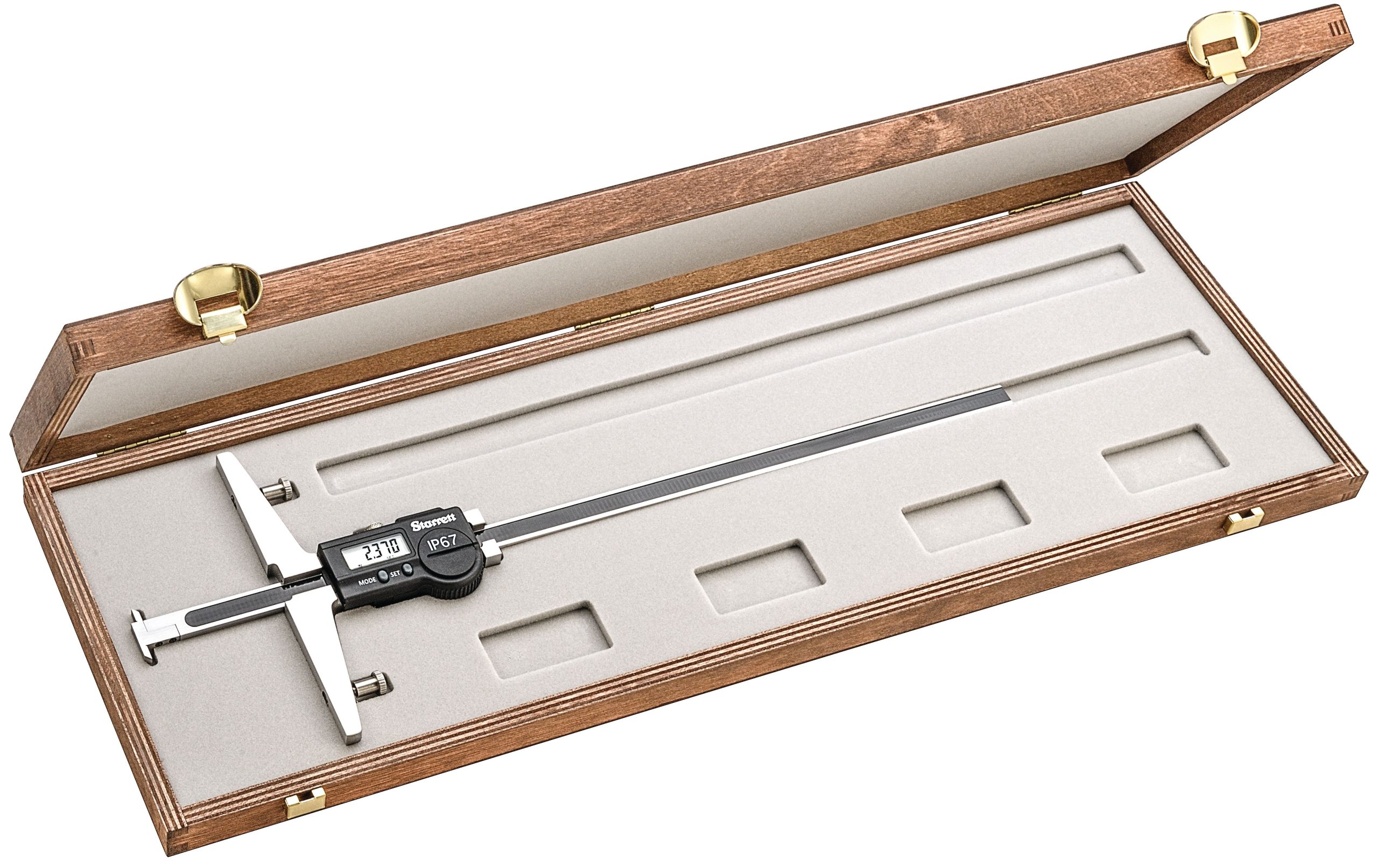 Starrett DIGITAL ELECTRONIC DEPTH GAGE - HARDENED STAINLESS STEEL - WATER RESISTANT 5004BZ-12/300 Electronic Depth Gage - Image 2
