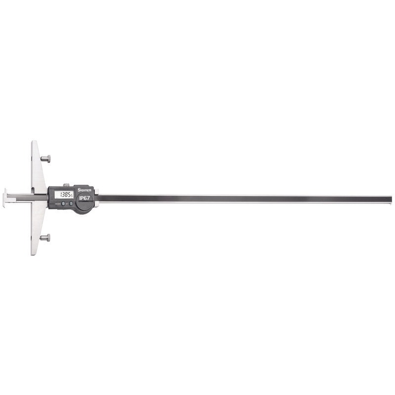 Starrett DIGITAL ELECTRONIC DEPTH GAGE - HARDENED STAINLESS STEEL - WATER RESISTANT 5004BZ-20/500 Electronic Depth Gage