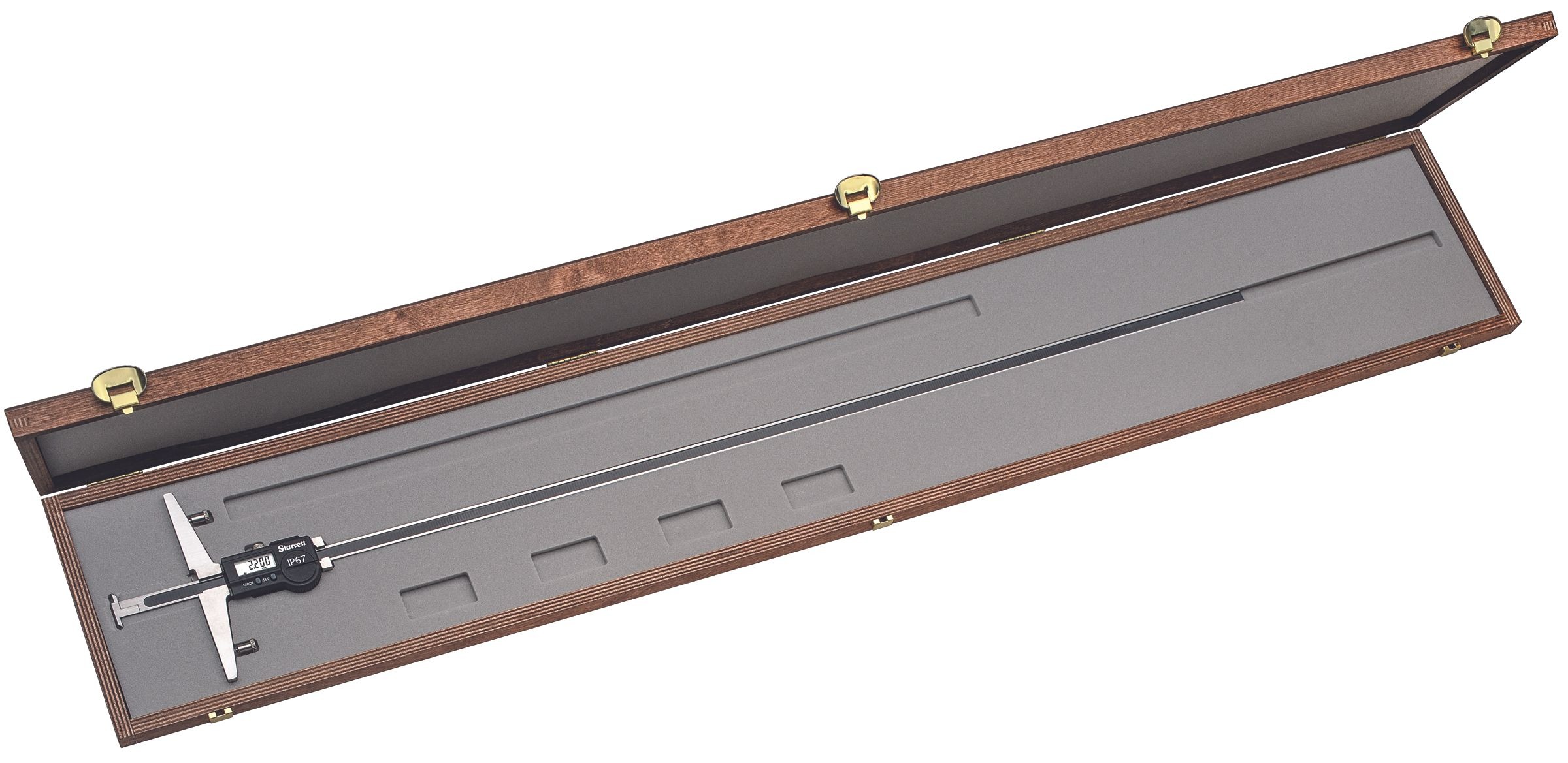 Starrett DIGITAL ELECTRONIC DEPTH GAGE - HARDENED STAINLESS STEEL - WATER RESISTANT 5004BZ-32/800 Electronic Depth Gage - Image 2