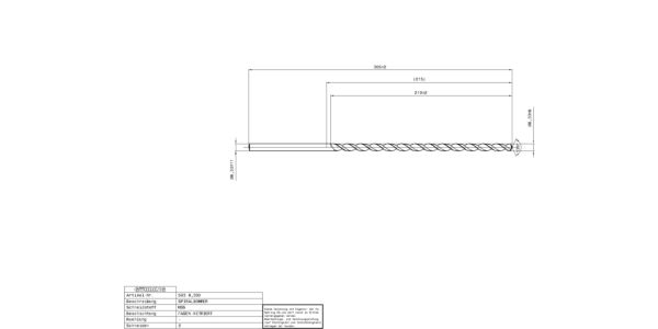 Guhring Extra length twist drills series 2 HSS 21/64 - Image 2