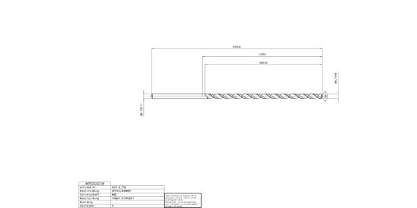Guhring Extra length twist drills series 2 HSS 11/32 - Image 2