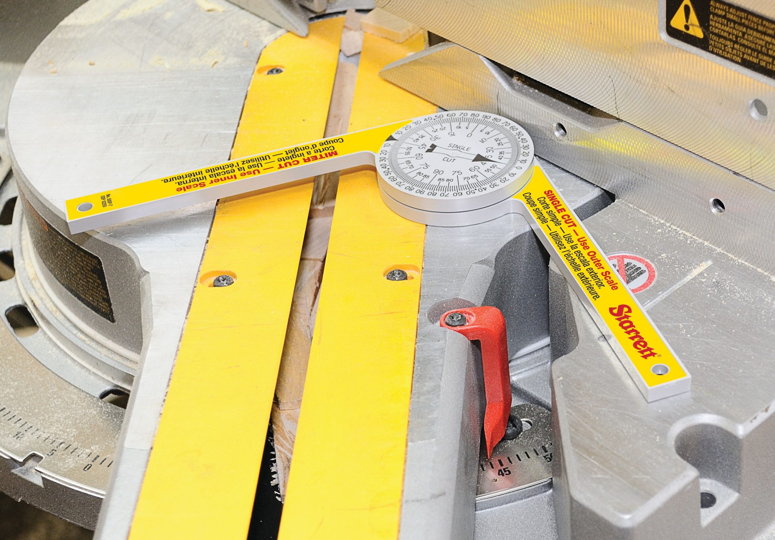 Starrett - 180mm Plastic Miter Protractor - Image 3