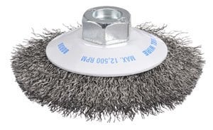 Bordo 100mm 0.30mm Crimp Wire Bevel Brush