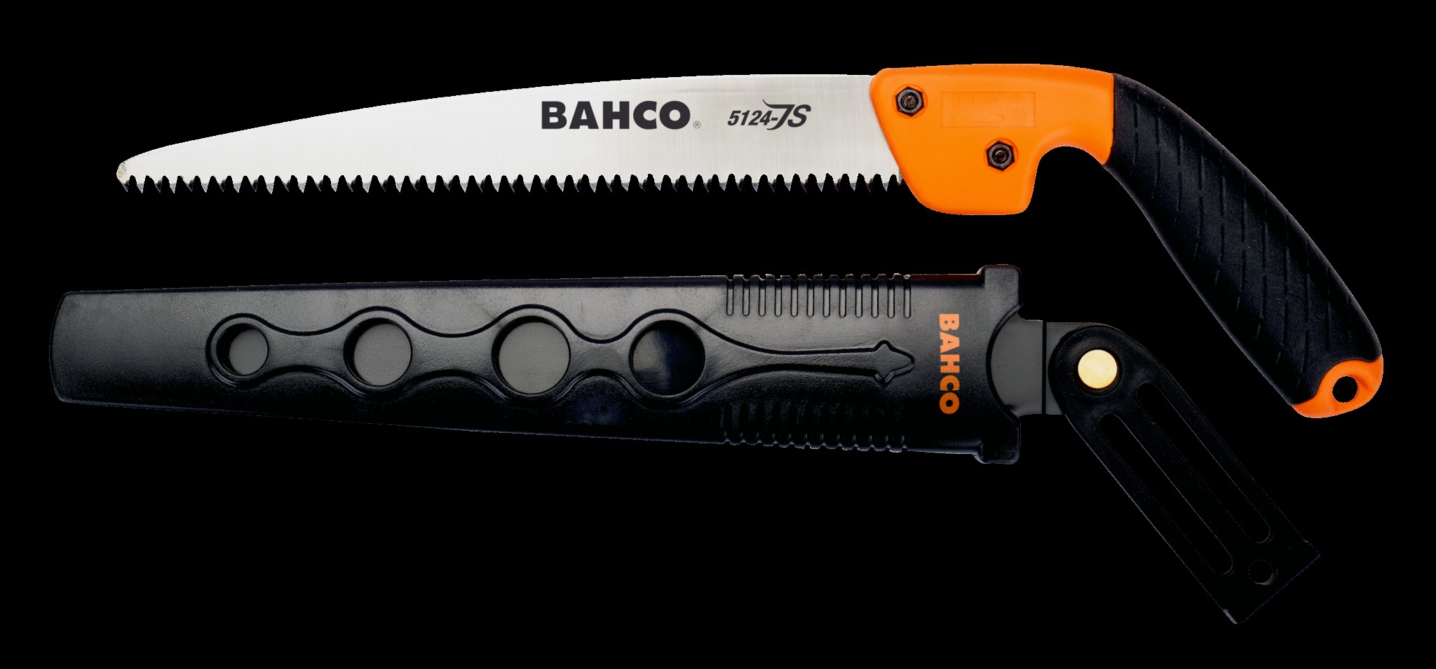 Bahco Pruning saw, hardpoint, plastic handle, JS toothing, open style holster - Image 2