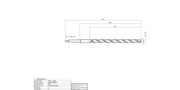 Guhring Xtra length drill-taper shank ser 1 HSS - Image 2