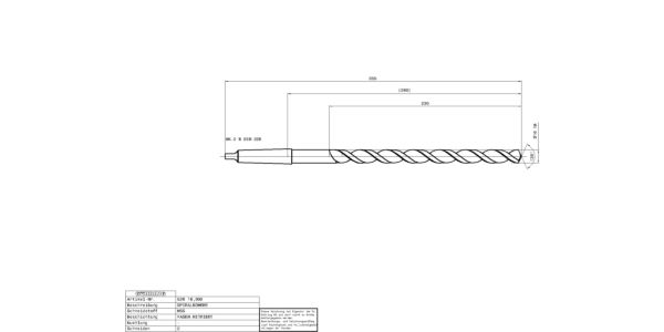 Guhring Xtra length drill-taper shank ser 1 HSS - Image 2
