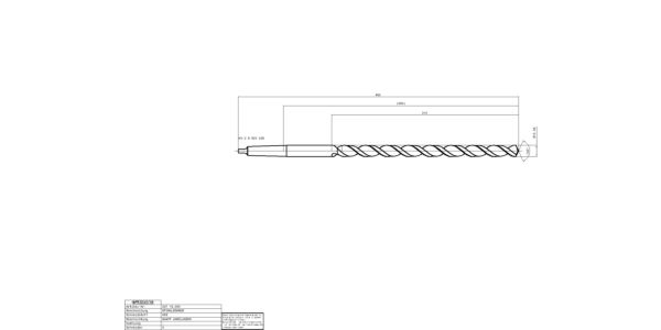 Guhring Xtra length drill-taper shank ser 2 HSS - Image 2
