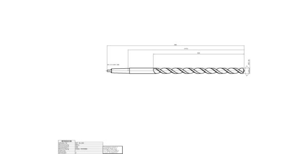 Guhring Xtra length drill-taper shank ser 2 HSS - Image 2