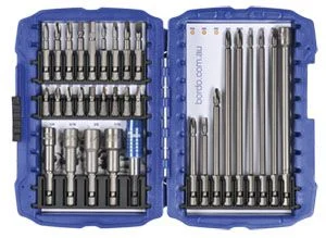 Bordo 32 Piece IMPACT Screwdriver Insert Bit, Power Bit and Nutsetter Set with MP-QR+ Insert Bit Holder