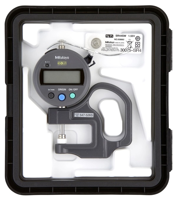 Mitutoyo DIGIMATIC THICKNESS GAUGE 547-526S - Image 2