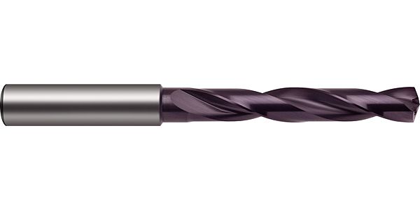 Guhring 5 x D ratio drill thru cool Carbide Fire Coated