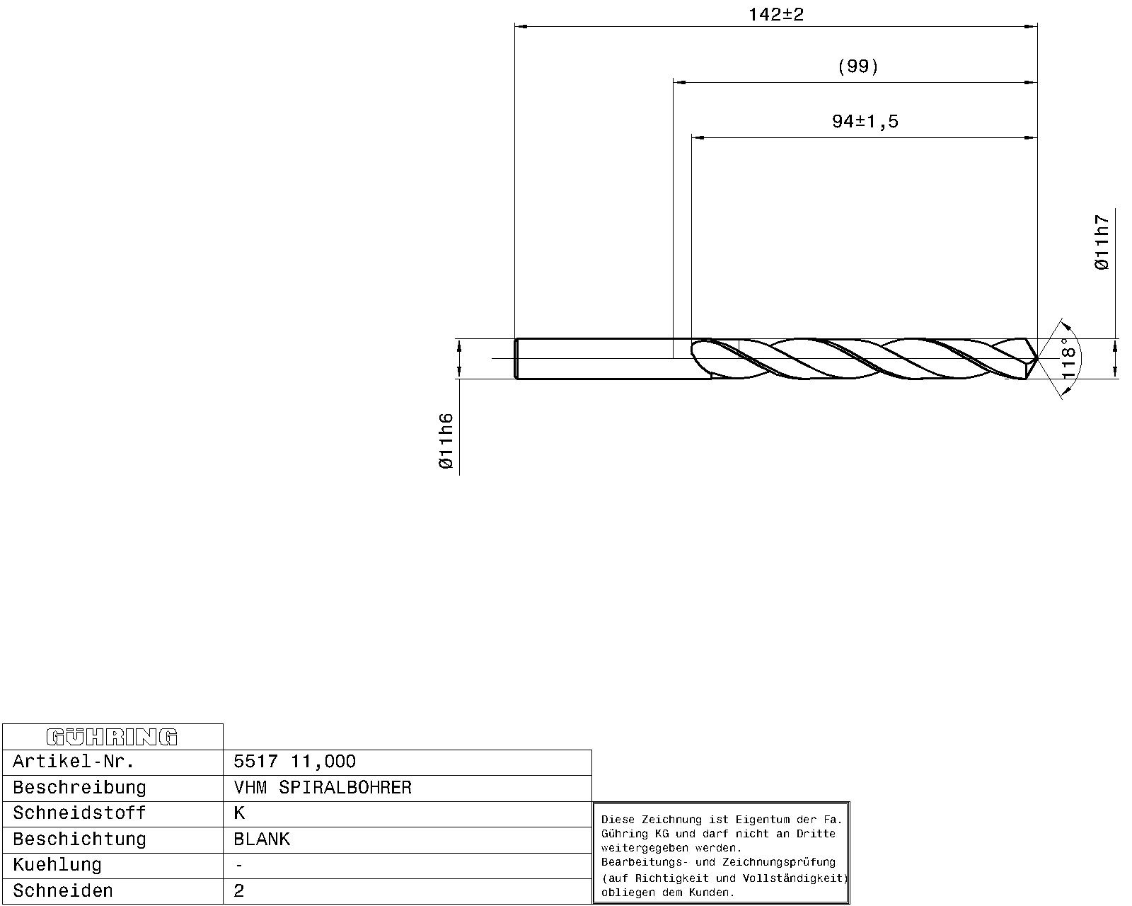 Guhring Jobber drill Solid Carbide - Image 2