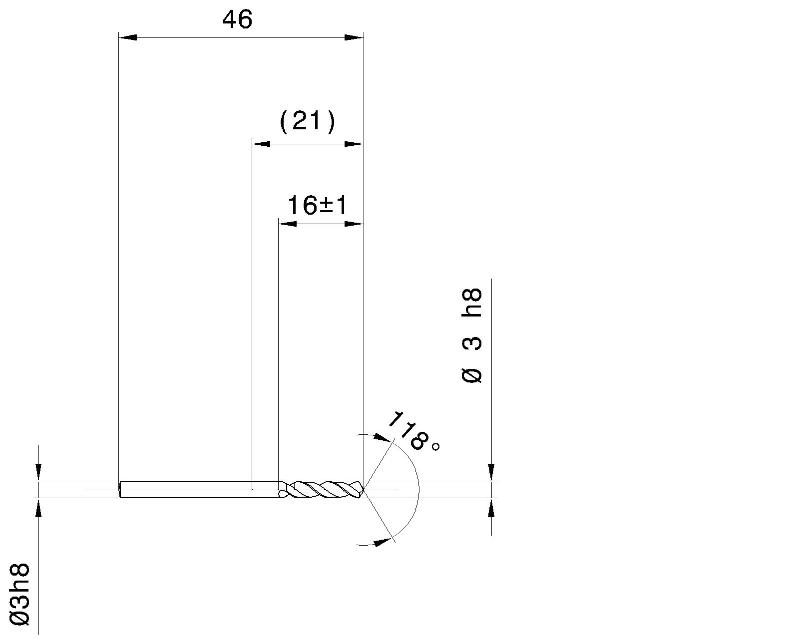 Guhring Stub drill HSCO TiN Coated - Image 2