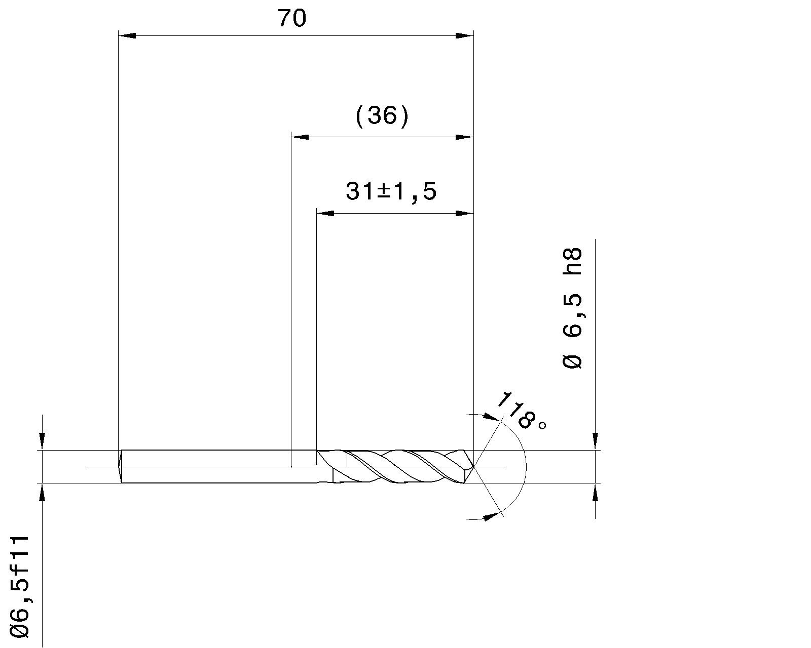 Guhring Stub drill HSCO - Image 2