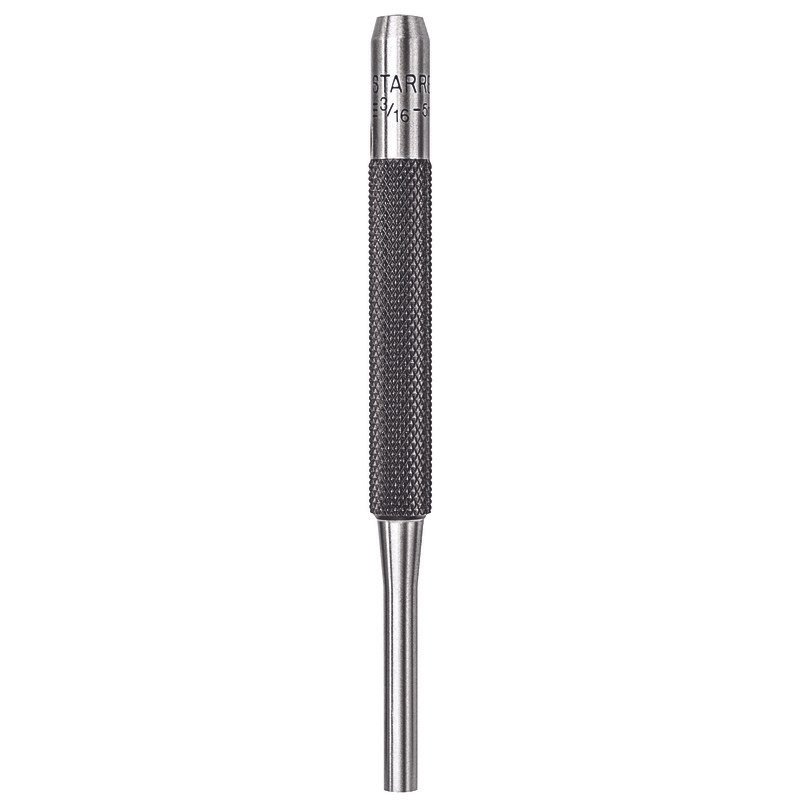 Starrett - Drive Pin Punch 4in (100mm) 3/16in (5mm) Dia.