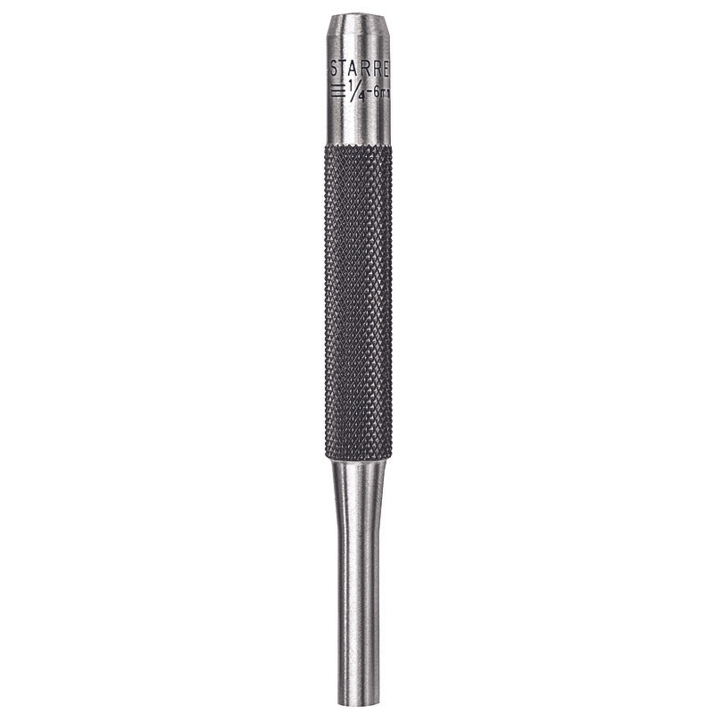Starrett - Drive Pin Punch 4in (100mm) 1/Drive Pin Punch 4in (6mm) Dia.