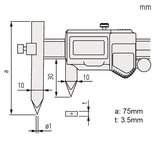 Mitutoyo DIGIMATIC CALIPER 573-705-20 - Image 4