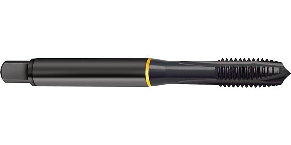 Guhring Metric M6 x 1.0 Gun Nose Tap (spiral point) HSS-e Gold Band For thru. holes Made in Germany