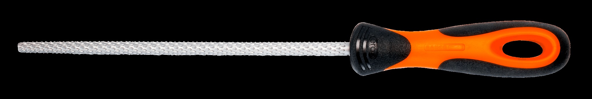 Bahco Round rasp, 8", 20cm, bastard cut, ergo handle - Image 2
