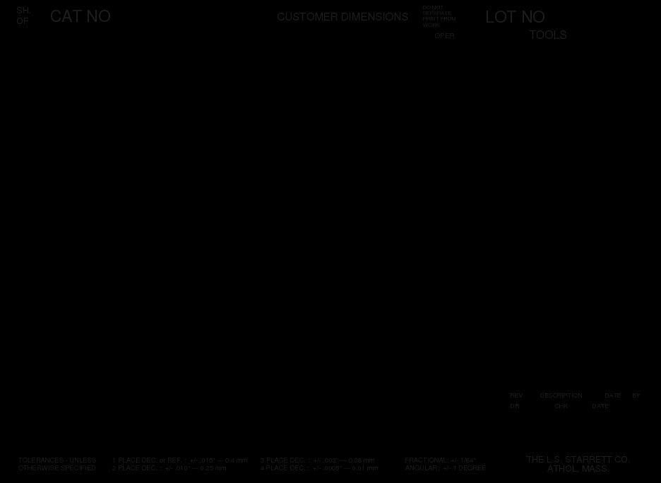 Starrett RULE 12IN 4R REGULAR FINISH STEEL 604R-12 Spring Tempered Steel Rule with Inch Graduations - Image 2