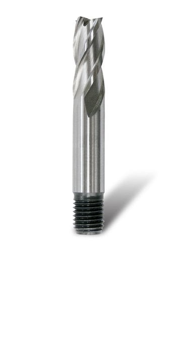 Bordo 1-1/4" Short Threaded HSS Cobalt End Mill