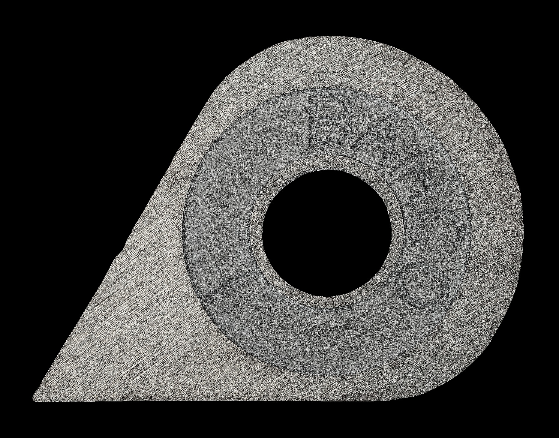Bahco Spare Blade For 625 Paint Scraper. Pear Shaped Cemented Carbide Blade. - Image 2