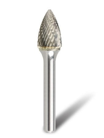 Bordo - 3/16" SF-53 Tree Pointed Nose 1/8" Shank Burr