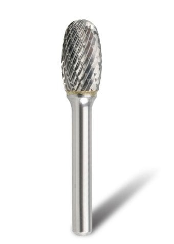 Bordo - 3/8" SE-3 Oval Shaped 1/4" Shank Burr