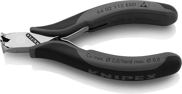 KNIPEX ELECT END CUTTNG NIPPER ESD (AF)