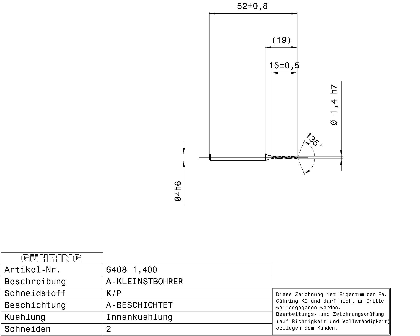 Guhring SOLID CARB. A-DRILL IC - 8XD EXCLUSIVE LINE - Image 2