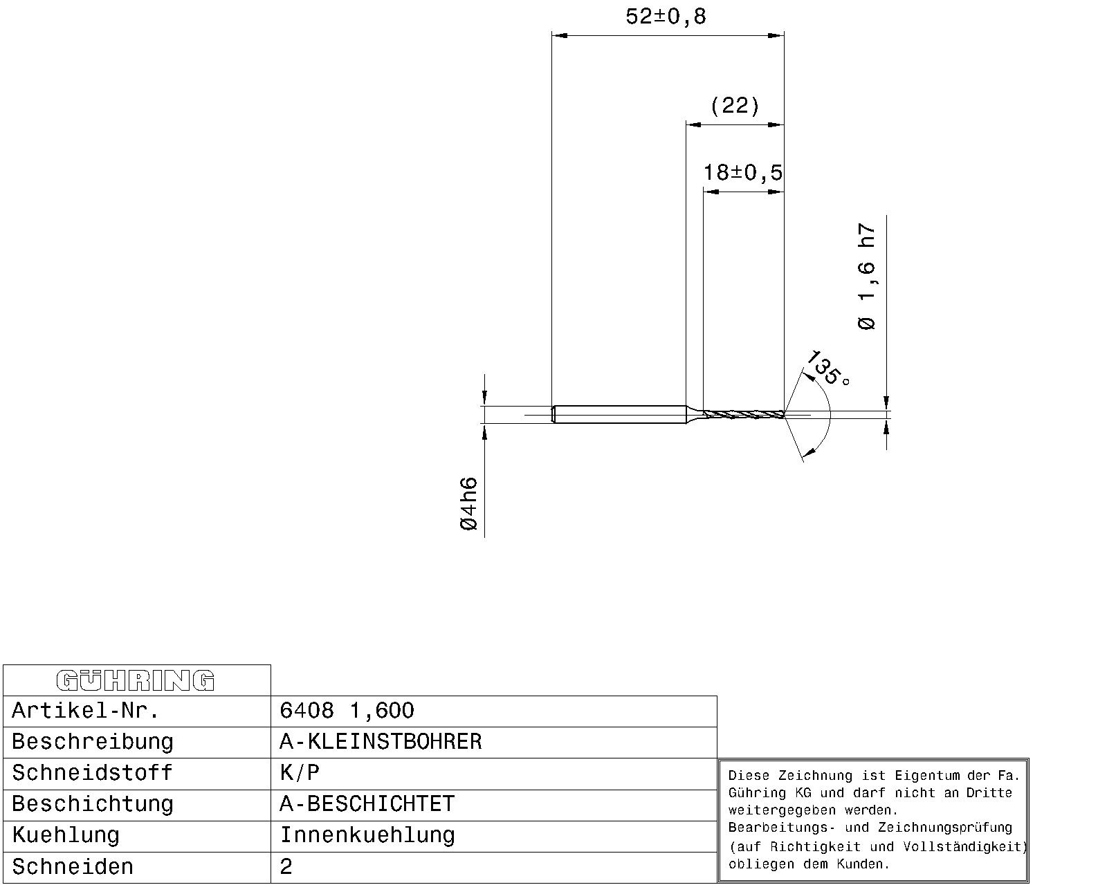 Guhring SOLID CARB. A-DRILL IC - 8XD EXCLUSIVE LINE - Image 2