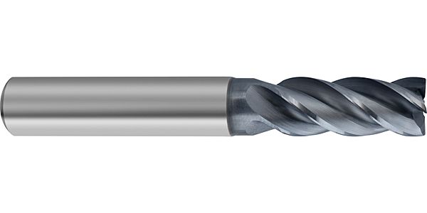 Guhring Carbide End Mill 4 Flute RF100 Sharp AlCrN coated