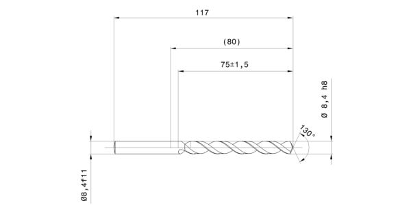 Guhring Jobber drill HSCO TiN Coated - Image 2