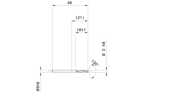 Guhring Stub drill HSCO TiN Coated - Image 2