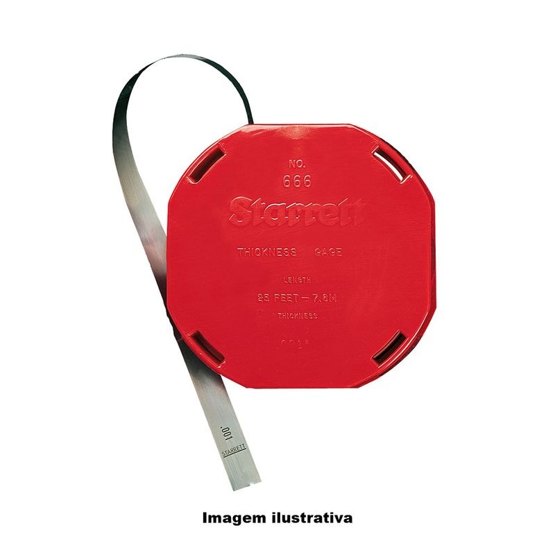 Starrett - THICKNESS GAGE IN CARDBOARD BOX, .029'' THICKNESS, 20' LENGTH