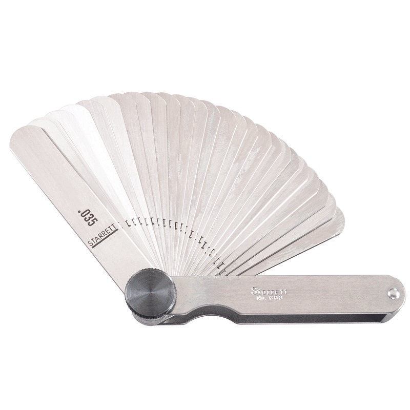 Starrett - Thickness Gage 31 Straight Leaves .0015-.035in Range