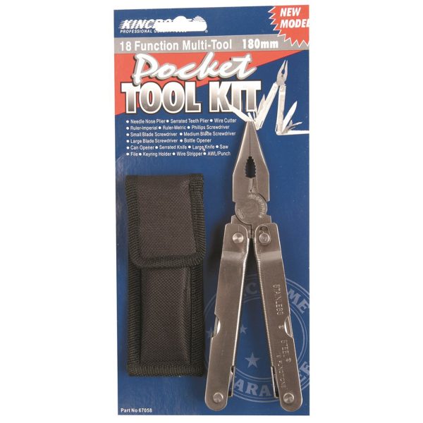 KINCROME 67058 POCKET TOOL KIT 18FUNCTION - Image 4