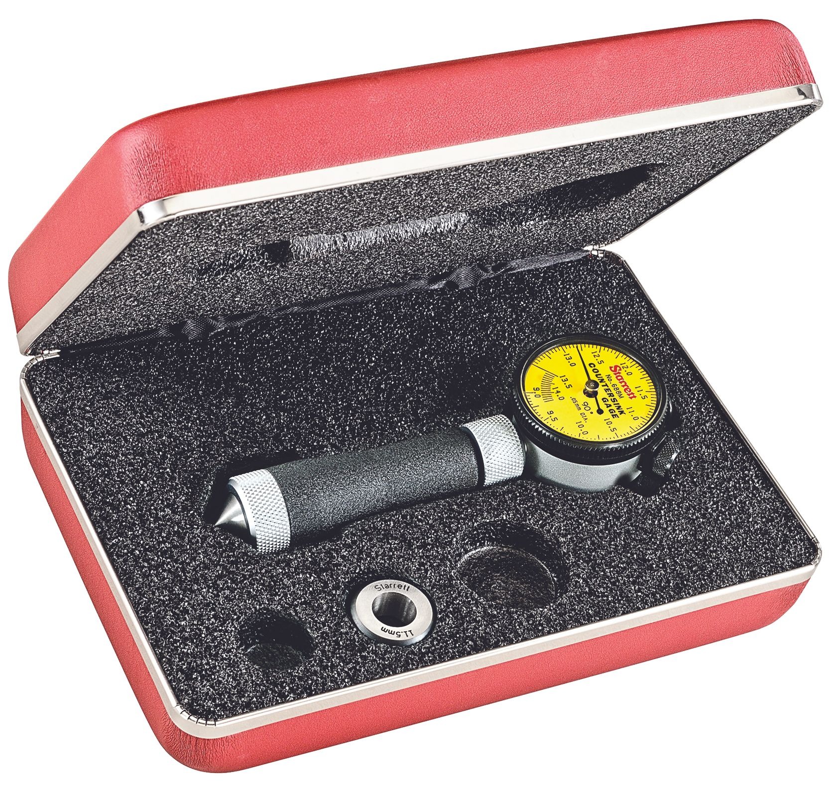 Starrett - Countersink Gage 9-14.2mm Range 90deg Angle Case - Image 2