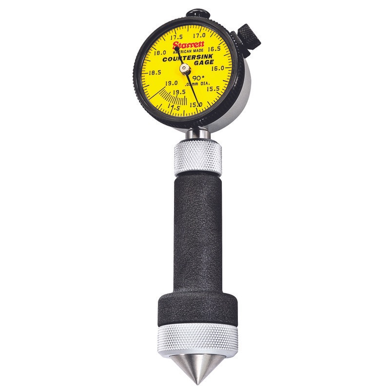Starrett - Countersink Gage 14.2-19.8mm Range 90deg Angle Case
