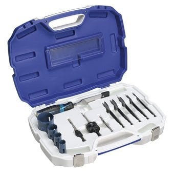 Bordo 10-54mm 13 Pce Locksmith's Hole Saw Kit