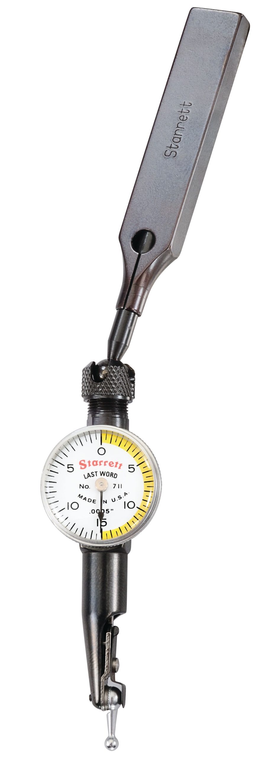 Starrett Dial Indicator W/univ. Shank Univ. Friction Holder 711LPSZ Last Word Dial Test Indicator - Image 3