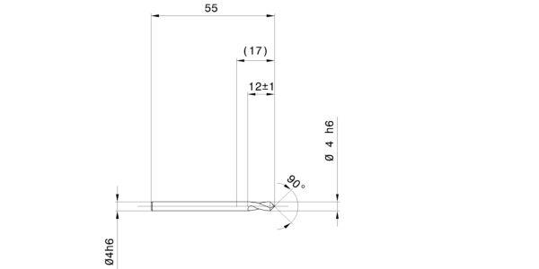 Guhring 90 degree NC-spotting drill Carbide - Image 2
