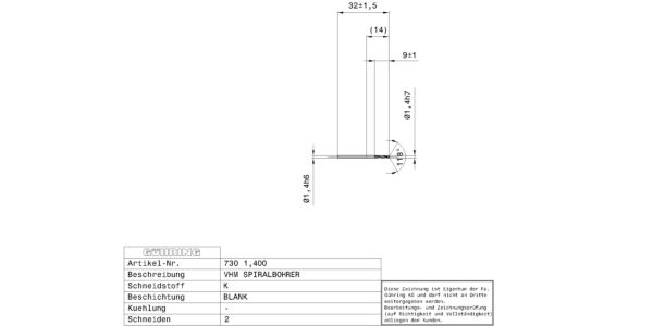 Guhring Stub drill Solid Carbide - Image 2