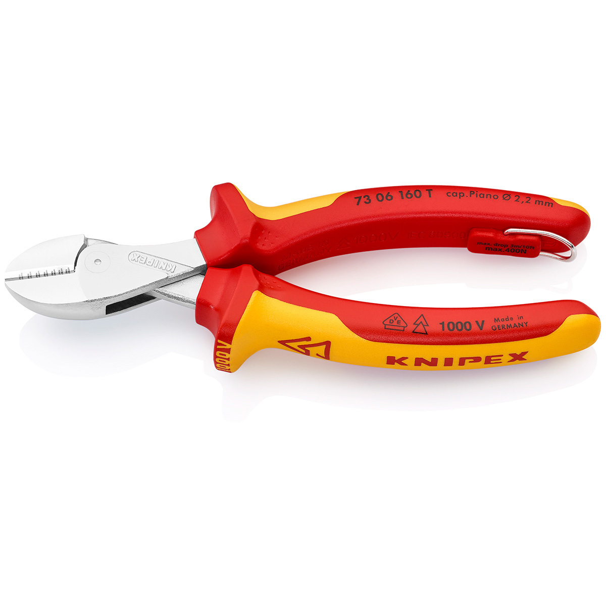 KNIPEX TETHERED XCUT PLIER 1000V 160MM