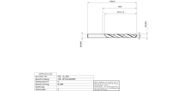 Guhring Jobber drill Solid Carbide - Image 2