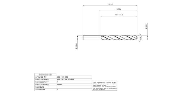 Guhring Jobber drill Solid Carbide - Image 2