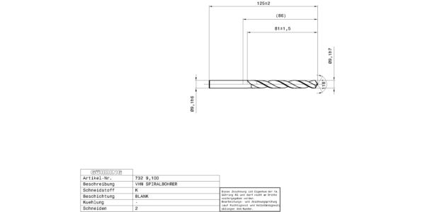 Guhring Jobber drill Solid Carbide - Image 2