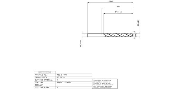 Guhring Jobber drill Solid Carbide - Image 2