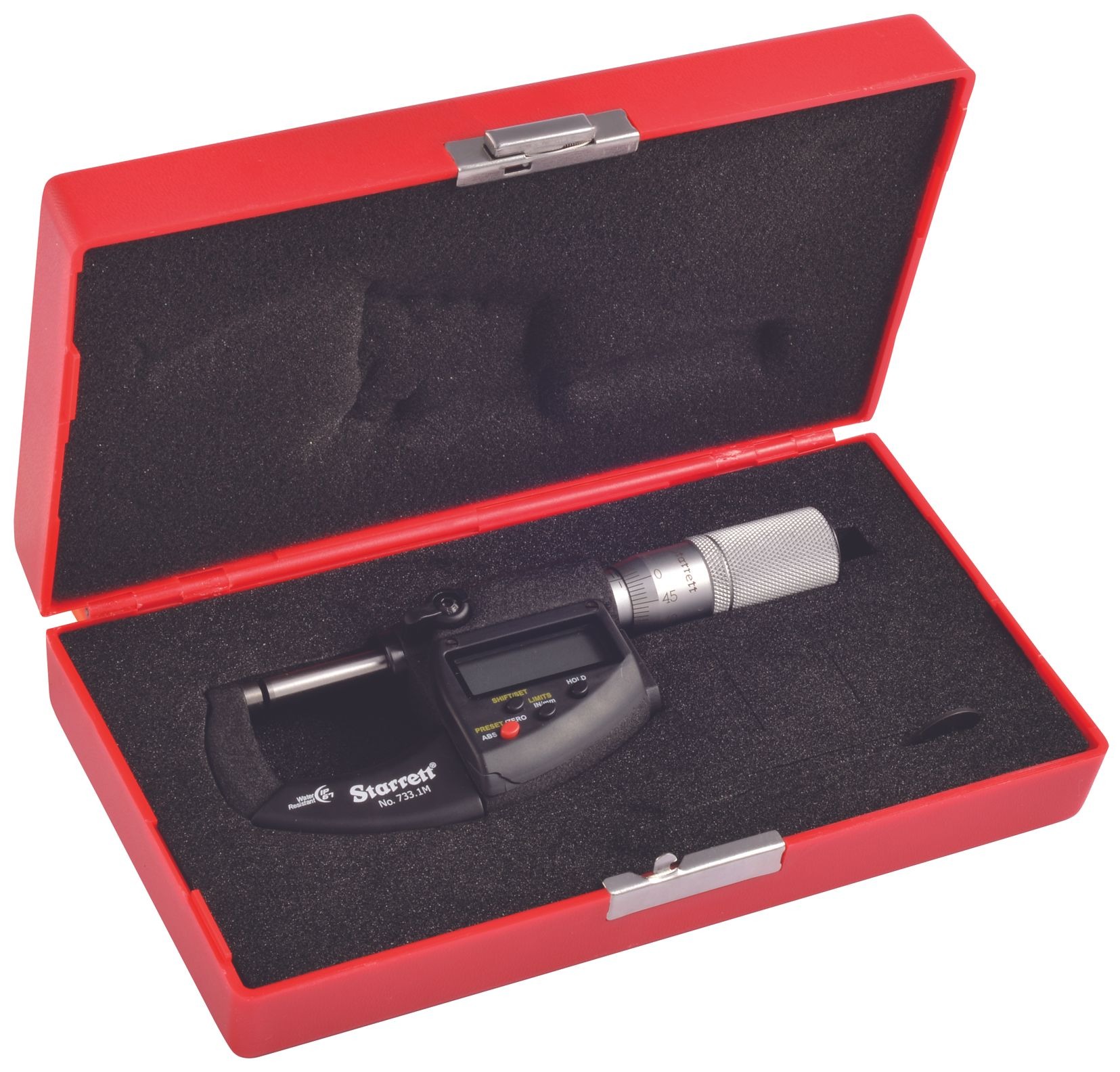 Starrett - Elec. Dig. Mic W/output 0-25mm 0.001mm Metric Grad. - Image 2