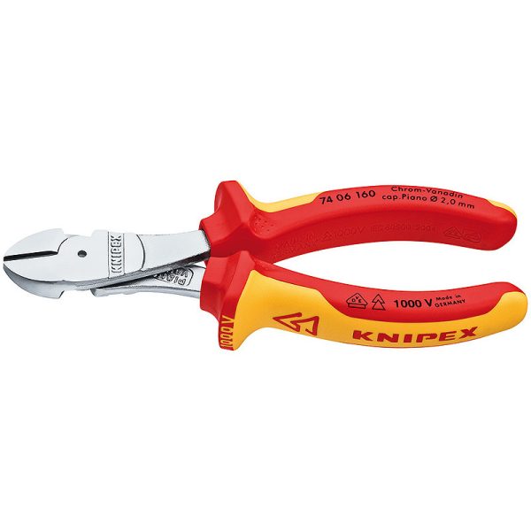KNIPEX 1000V HIGH LEV DIAG CUTTER 160MM